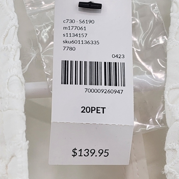 Lane Bryant Women's 100% Cotton Single Button Eyelet Blazer - 20P - Picture 11 of 11